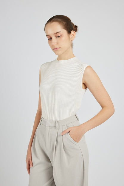 Mulberry Silk Tank - White